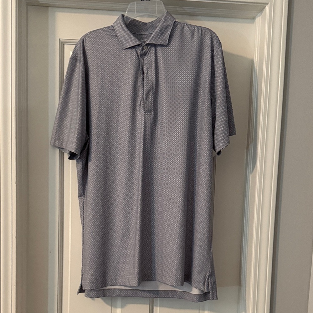 johnnie-O Light Gray Polo Shirt